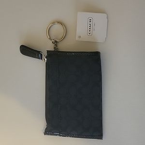 New Coach Keychain Cardholder